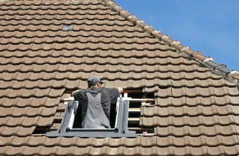 Pose de velux - Villeny
